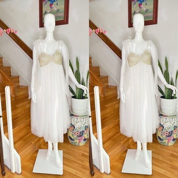 NEW LOVESHACKFANCY Romia White Dress - Picture 4 of 5